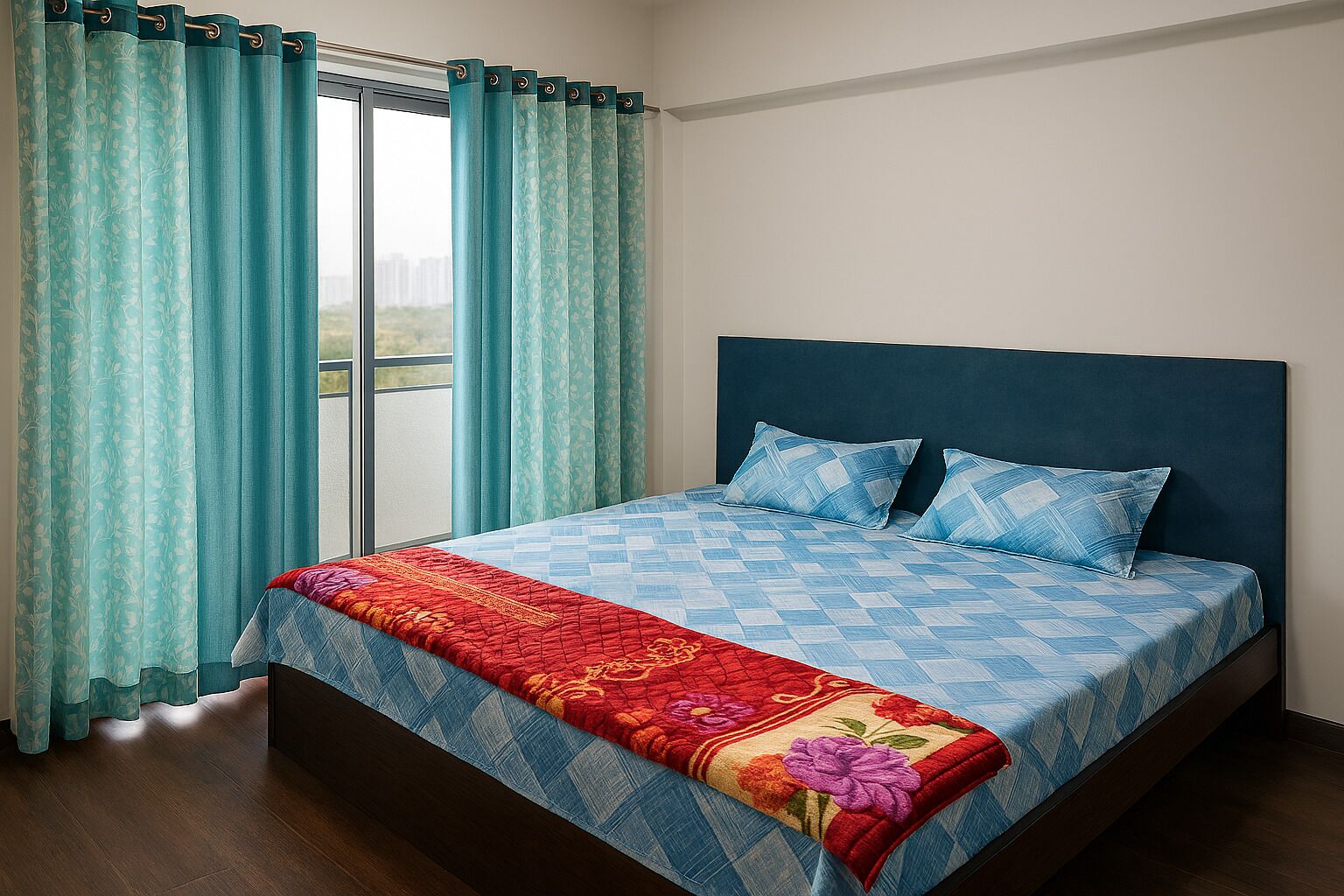 2 bedrooms, iron/ironing board, internet, bed sheets