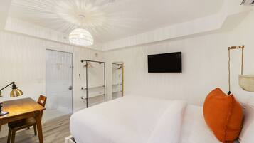 Standard Double Room, 2 Queen Beds, Private Bathroom (Self check-in) | Memory foam beds, desk, laptop workspace, blackout drapes