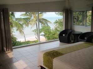 Iron/ironing board, WiFi, bed sheets - Shamabala Private and Spacious 4-bedroom beachfront Villa in Bang Por Koh Samui (Koh Samui)