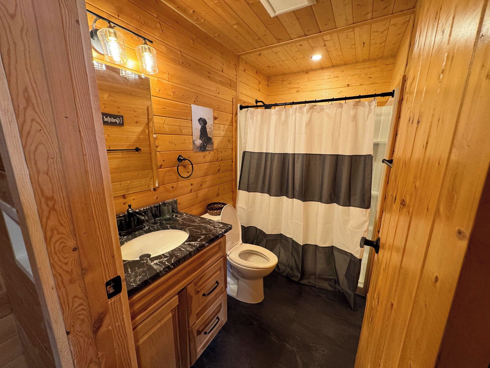 Towels, soap, toilet paper