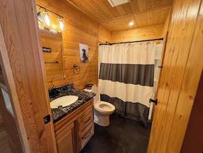 Towels, soap, toilet paper