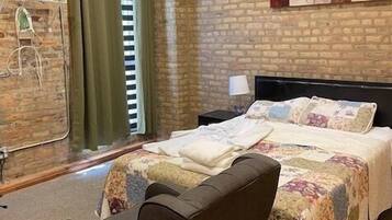 1 chambre, fer et planche à repasser, Wi-Fi, draps fournis