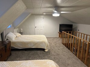 3 dormitorios, tabla de planchar con plancha, Internet y ropa de cama