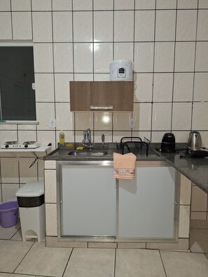 Microwave, stovetop, coffee/tea maker, electric kettle - Vacation home - Angra dos Reis - Beach resort - Excellent location - Home Sweet Home (Angra dos Reis)