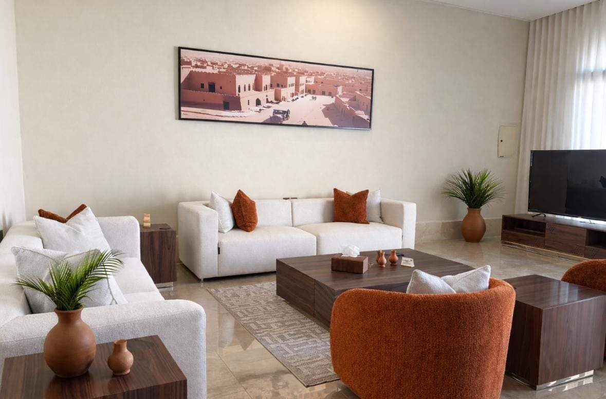 Villa - privat pool | Vardagsrum