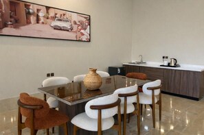 Family Villa, Pool View | Dining - Hdb villas Resort (Diryah)