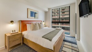 1 室のベッドルーム、アイロン / アイロン台、WiFi、ベッドシーツ