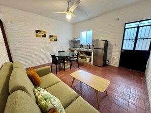Living area - 5 de Diciembre 1BR 4 Blocks to Camarones Beach (Puerto Vallarta)
