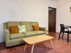 Living area - 5 de Diciembre 1BR 4 Blocks to Camarones Beach (Puerto Vallarta)