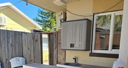 Great apartment. Recently updated. Just a crosswalk and you are on the beach.