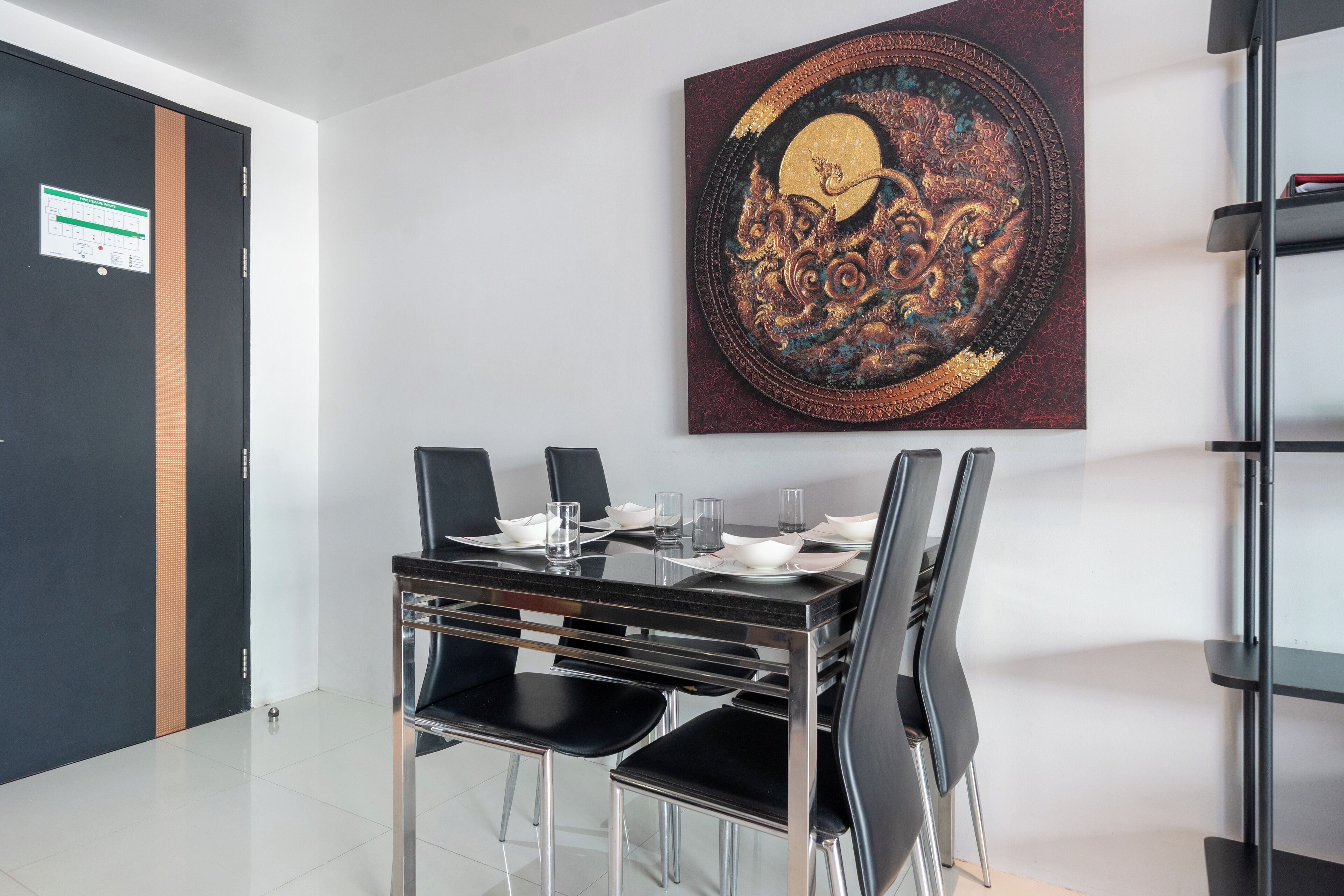 豪華公寓, 1 間臥室, 露台, 城市景 (Absolutely Amazing Bangla 1BR Suite) | 房內用餐