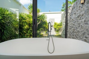 Executive Villa, 4 Bedrooms (BreezePrivate Pool Luxury in BangTao) | Deep-soaking bathtub - Breeze 4Br Villa Private Pool Luxury In Bangtao (Choeng Thale)