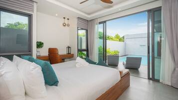 Villa, 3 Bedrooms (Nicky Elegant 3BR Pool Villa BangTao) | In-room safe, iron/ironing board, free WiFi, bed sheets