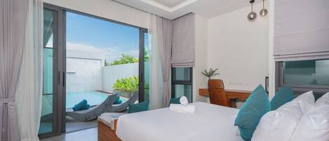 วิลล่า, 3 ห้องนอน (Nicky 3BR Private Pool Villa BangTao) | Wi-Fi ฟรี, ผ้าปูที่นอน