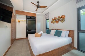 Huvila, 3 makuuhuonetta (Nicky 3BR Private Pool Villa BangTao) | Ilmainen Wi-Fi, vuodevaatteet