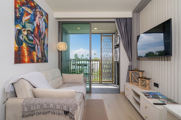 Apartamento, 1 quarto (Ozone Condo in Excellent Laguna Area) | Wi-Fi de cortesia