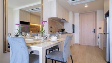 Apartemen, 1 kamar tidur (Ozone Condo in Excellent Laguna Area) | Wi-Fi gratis