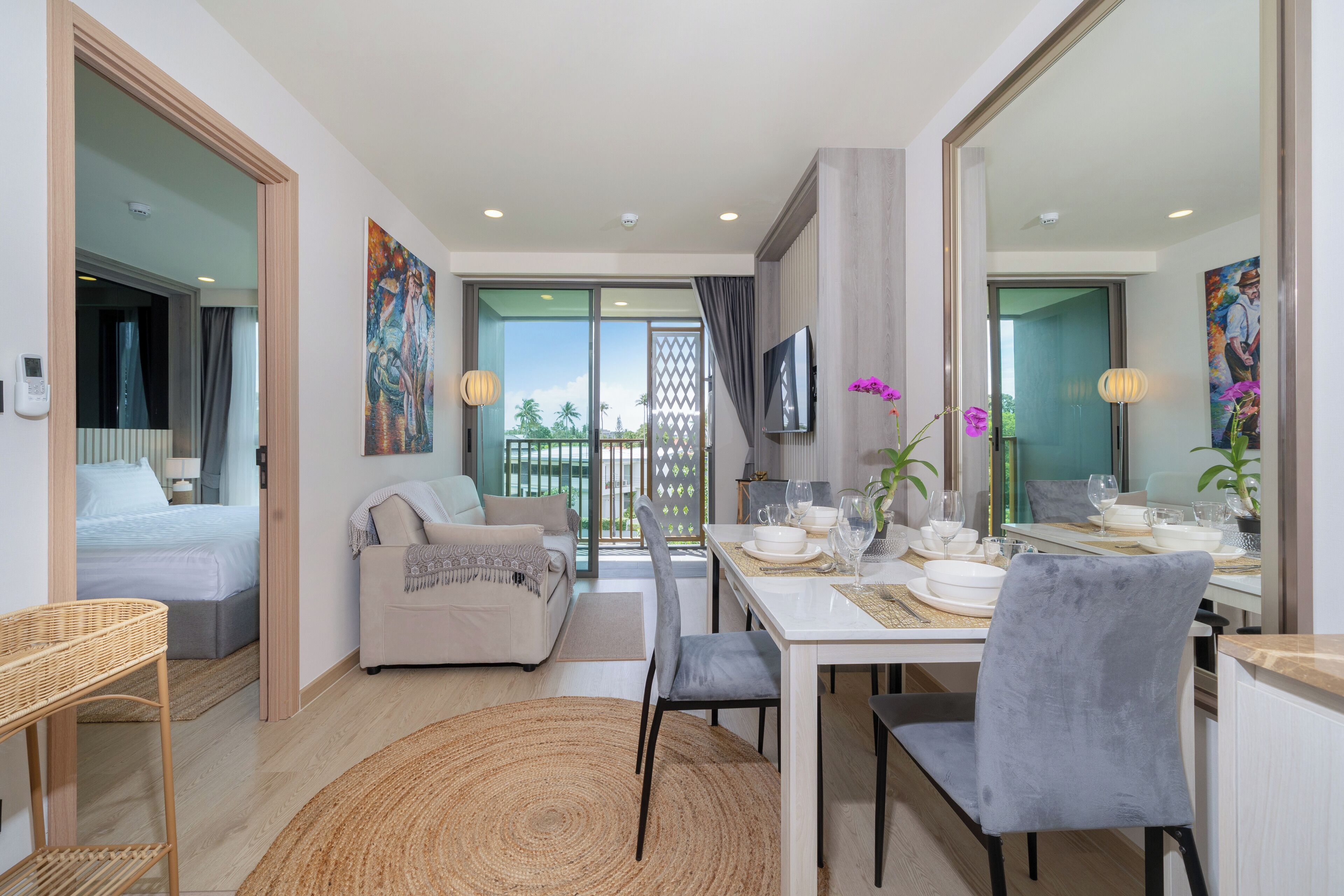 Apartemen, 1 kamar tidur (Ozone Condo in Excellent Laguna Area) | Wi-Fi gratis