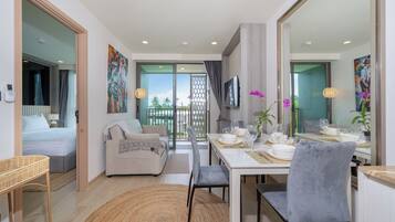 Apartemen, 1 kamar tidur (Ozone Condo in Excellent Laguna Area) | Wi-Fi gratis