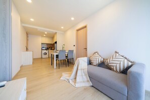 Apartment, 1 Bedroom (Ozone Condo Prestigious Laguna Area) | Living area - Ozone 1Br Condo In Prestigious Laguna Area (Wichit)