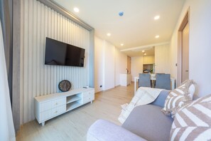 Apartment, 1 Bedroom (Ozone Condo Prestigious Laguna Area) | Living area - Ozone 1Br Condo In Prestigious Laguna Area (Wichit)