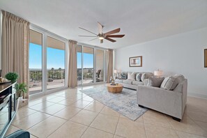 TV - Caribe Resort B314 | Lazy River, Pools, Hot Tubs, Gym, Tennis | Waterfront Condo | Beach Getaways (Orange Beach)