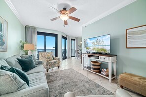 TV - Phoenix East 1505 | Splash Pad | Pools | My Beach Getaways (Orange Beach)