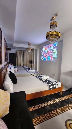 Family Studio, Non Smoking, City View | Interior - The Royal Bloom Room-1409TowerA (Pasay)