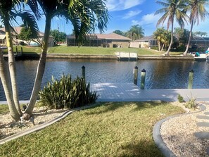 Property grounds - Villa Caribbean is a 3 Bedroom / 3 Bathroom canal-front Villa designed for up to six guests (Cape Coral)