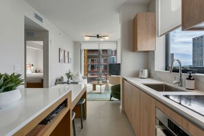 Private kitchen - Crosby Miami WTC 2BR/2BA High Floor Corner #3101 (Miami)