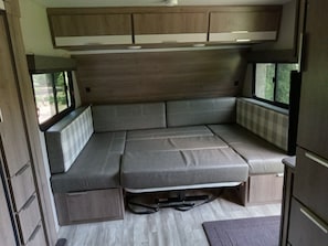 Interior - Cozy 1-bedroom recreational vehicle in lovely Austin with AC (Austin)
