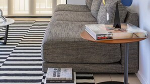 Living area - Designer Sub-Penthouse in Potts Point (Elizabeth Bay)