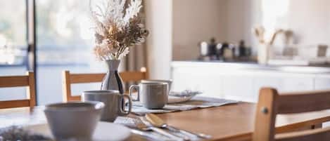 Departamento Premium, balcón, vista a la ciudad | Restaurantes