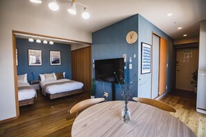 Premium Apartment, Balcony, City View | Blackout drapes, soundproofing, iron/ironing board, free WiFi - R Residences Namba South 1 (Osaka)