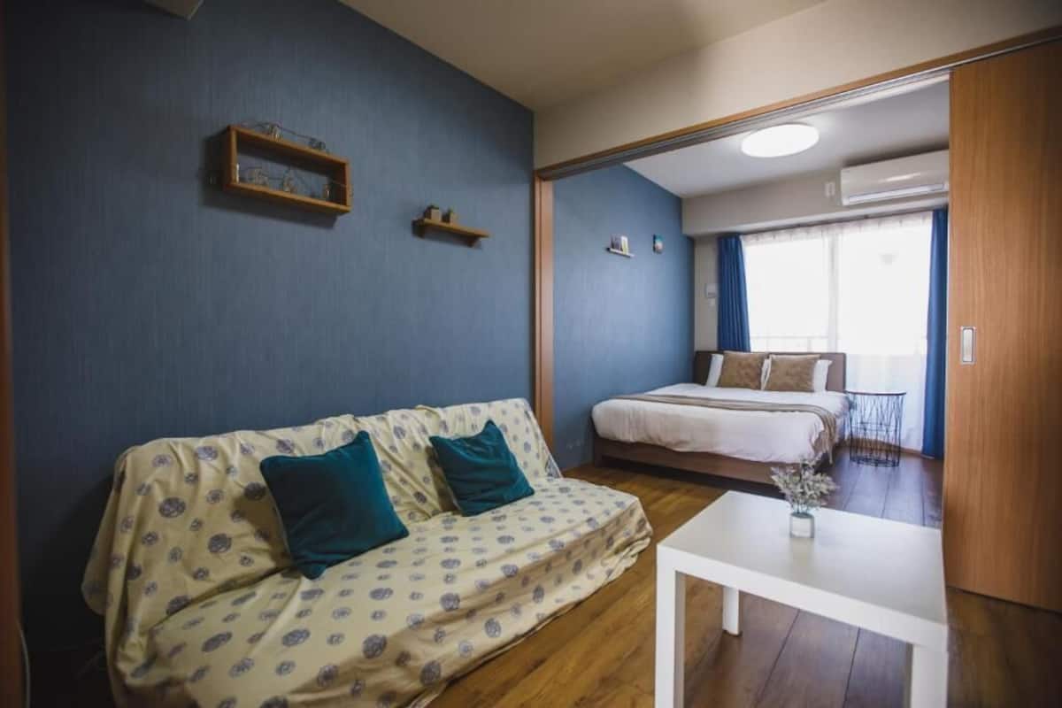 Premium Apartment, Balcony, City View | Blackout curtains, iron/ironing board, free WiFi