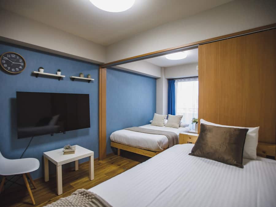 Blackout drapes, soundproofing, iron/ironing board, free WiFi