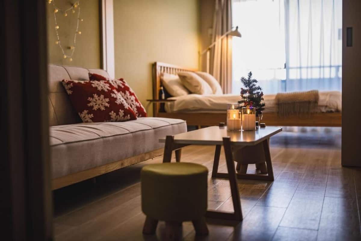 Premium Apartment, Balcony, City View | Blackout curtains, iron/ironing board, free WiFi