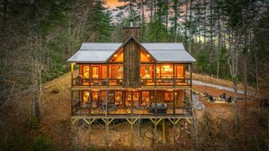 Exterior - 249 Ranger Station - Mountain View | Pet Friendly | Hot Tub | Shuffleboard | Cornhole (Morganton)
