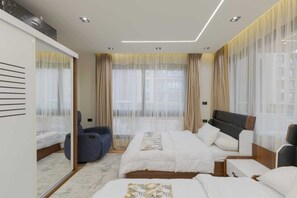WiFi, bed sheets - 2 BD Smart Luxury Apt in New Cairo (Cairo Governorate)