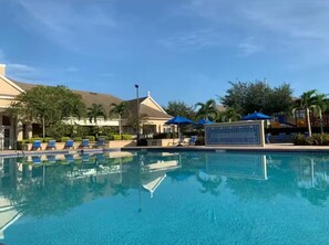 Outdoor pool, a heated pool - Minutes to Disney! Family-Friendly Resort Condo (Kissimmee)