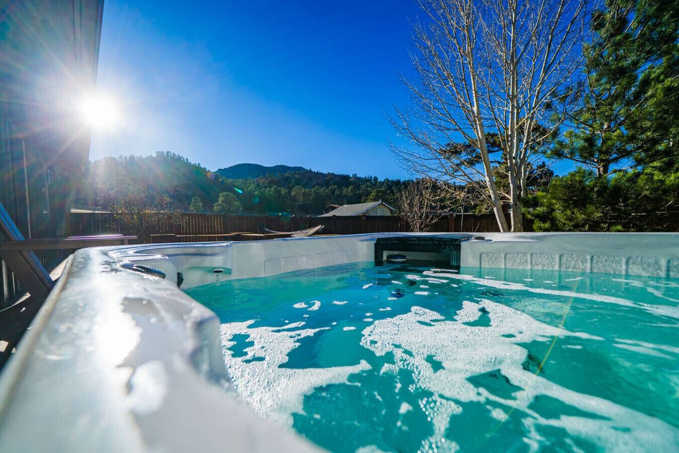 Idromassaggio all'aperto