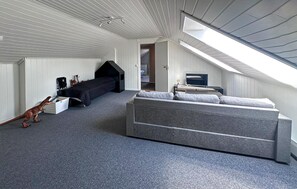 TV connectée, cheminée