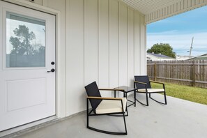 Terrace/patio - Brand new build, 3-bedroom, 2-bath, fenced in back yard! (Lake Charles)