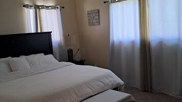 Iron/ironing board, WiFi, bed sheets