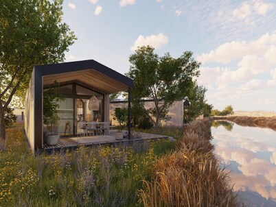 Unique guesthouse with lake view and sauna