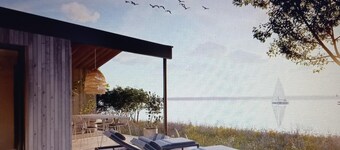 Luxury retreat with sauna and lake views