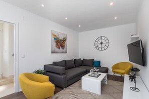 House | Living area - Holiday Home Monika - Two Bedroom Holiday Home With Terrace and Sea View (Ston)
