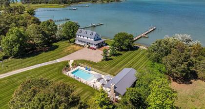 Modern Chesapeake Waterfront - Heated Pool - Dock