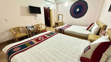 Eenvoudige vierpersoonskamer | Gratis wifi