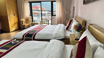 Free WiFi, bed sheets